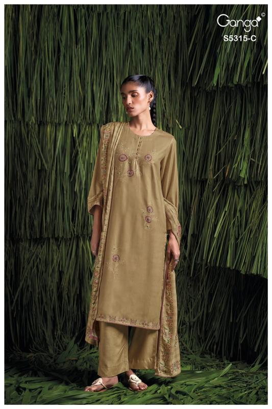 Ganga irevia 5315 wholesale churidar dress material